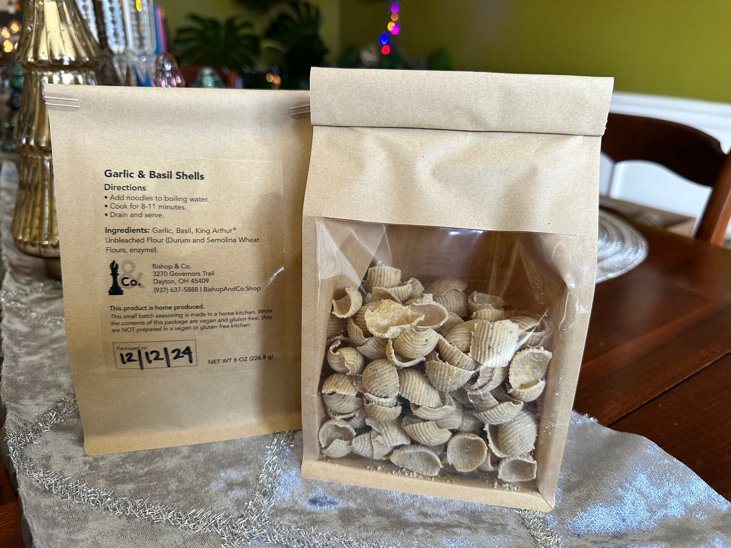 Garlic & Basil Shells