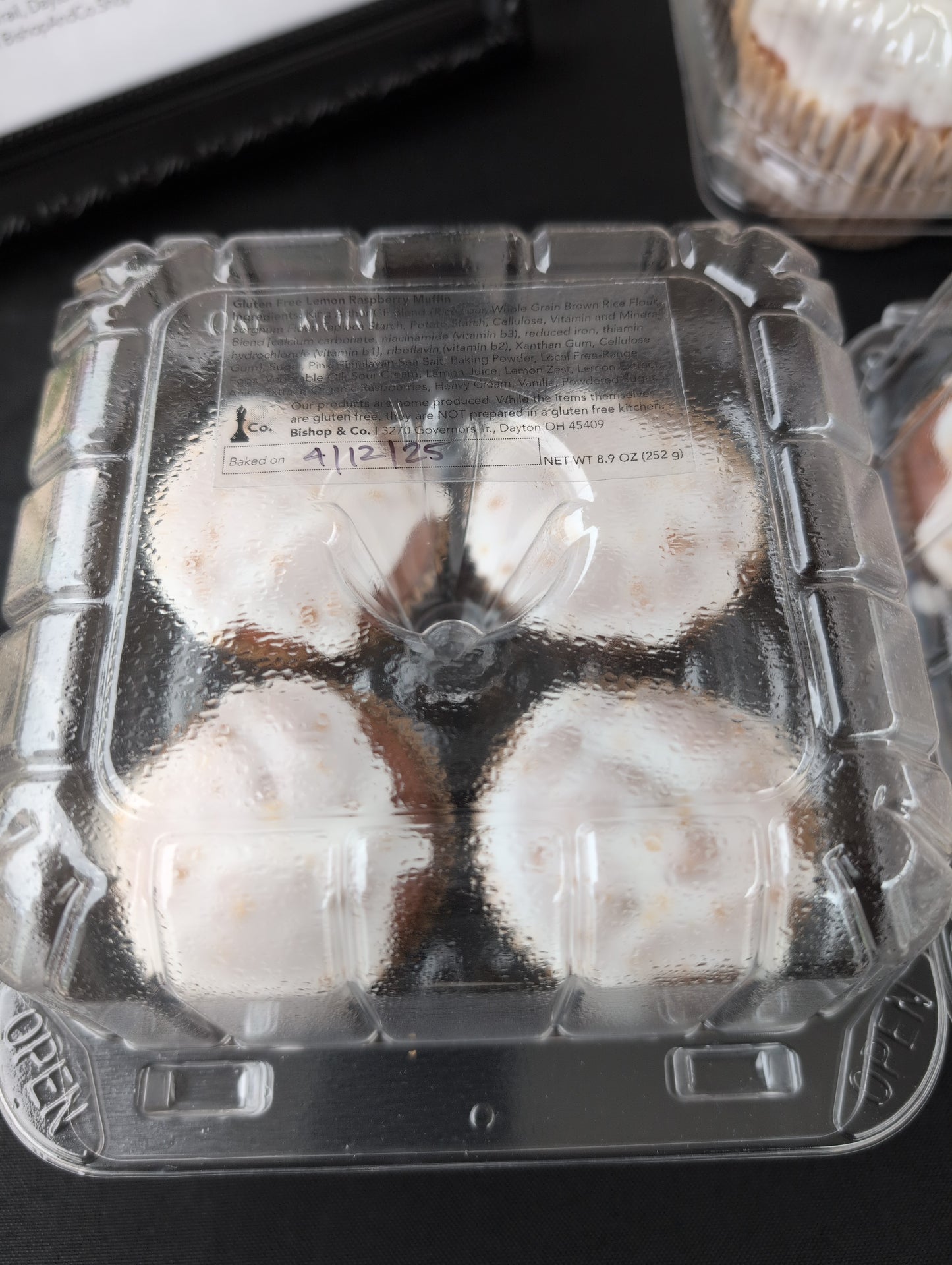 GF Jumbo Lemon Raspberry Muffin